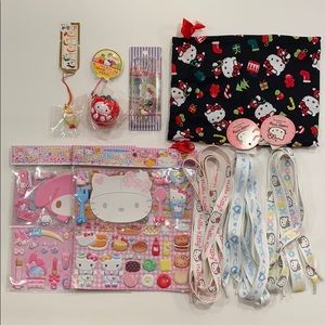 Hello Kitty Bundle (shoe lace, sticks, charms)